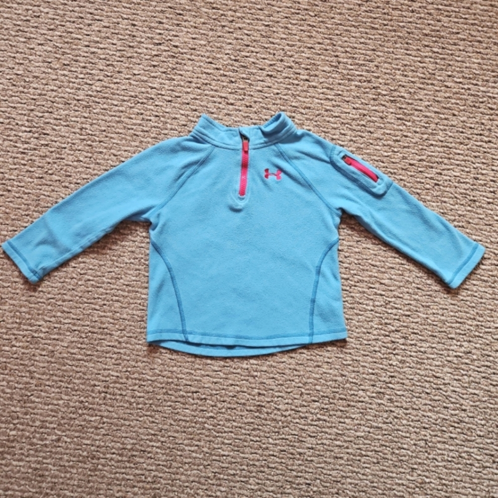 Girls 4T Under Armour Quarter Zip Fleece